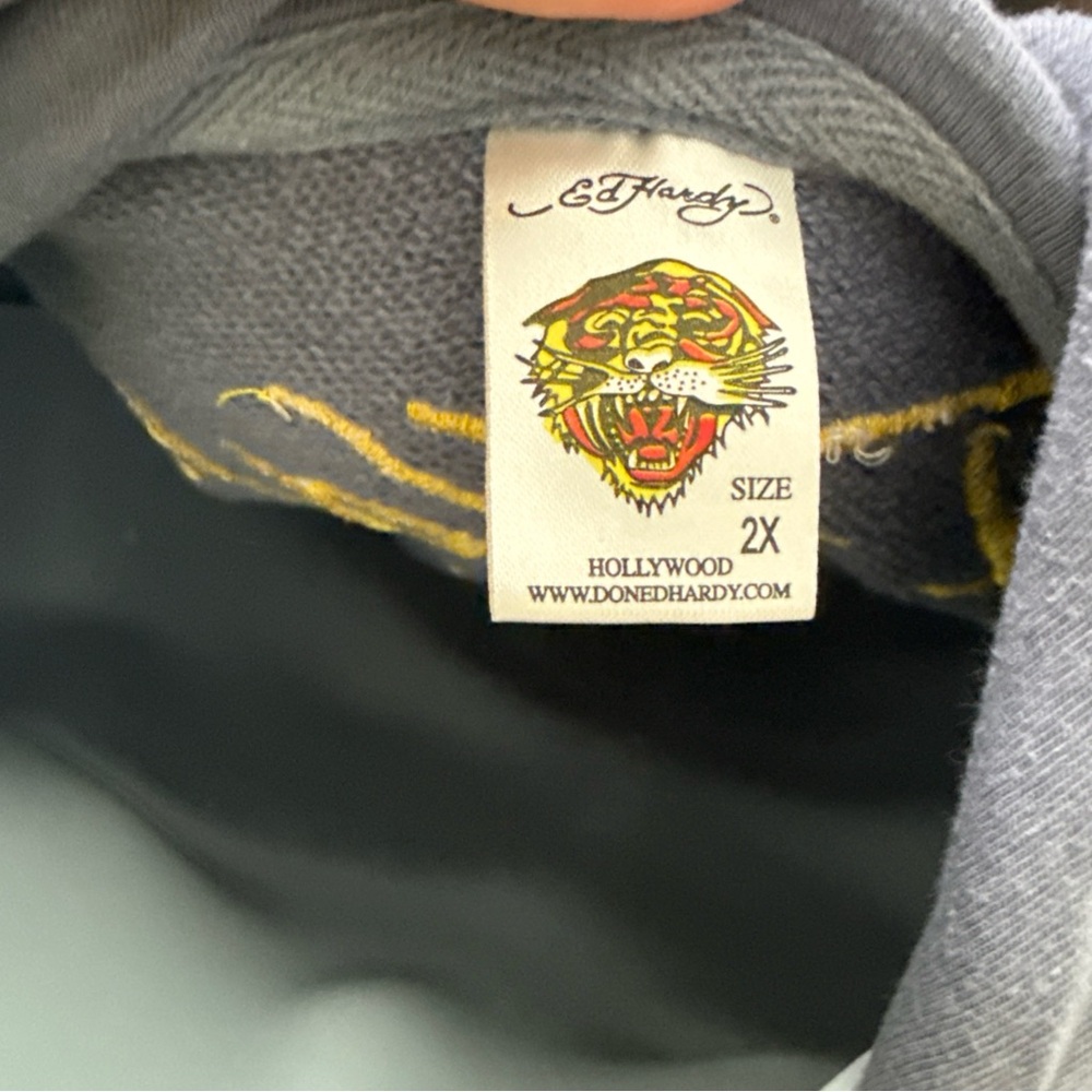 Ed Hardy Pirates Life Vintage Hoodie - 2XL - Picture 7 of 7